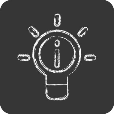 İkona fikri. İletişim sembolüyle ilgili. Tebeşir stili. Basit dizayn edilebilir. Basit resimleme