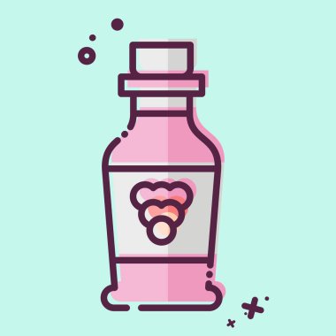 İkon Üzüm Kazanı. Fransa sembolüyle ilgili. MBE tarzı. Basit dizayn edilebilir. Basit resimleme