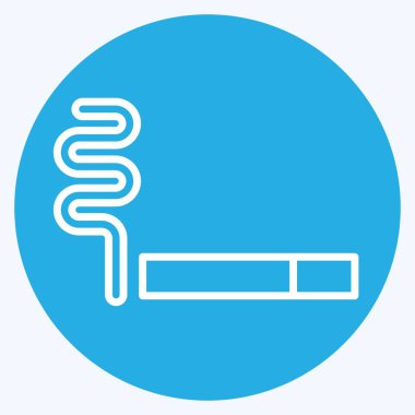 Icon Purosu. Dünya Kanseri sembolüyle ilgili. Mavi gözlü. Basit dizayn edilebilir. Basit resimleme