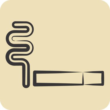 Icon Purosu. Dünya Kanseri sembolüyle ilgili. El çizimi tarzı. Basit dizayn edilebilir. Basit resimleme