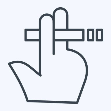 Simge Dumanı. Dünya Kanseri sembolüyle ilgili. Sıra tarzı. Basit dizayn edilebilir. Basit resimleme