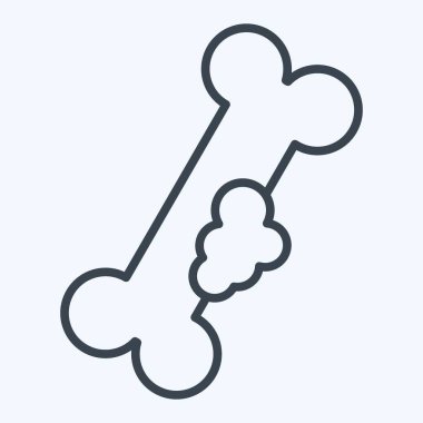 Simge Kemiği Kanseri. Dünya Kanseri sembolüyle ilgili. Sıra tarzı. Basit dizayn edilebilir. Basit resimleme