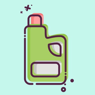 Simge kumaş yumuşaklığı. Temizlik sembolüyle ilgili. MBE tarzı. Basit dizayn edilebilir. Basit resimleme