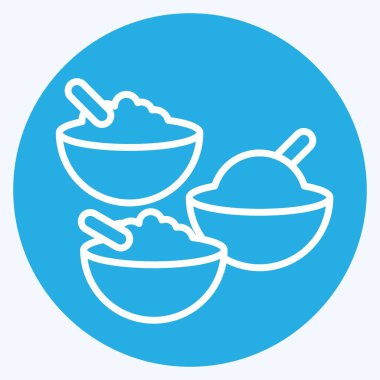 İkon Türk Baharatları. Türkiye sembolü ile ilgili. Mavi gözlü. Basit dizayn edilebilir. Basit resimleme