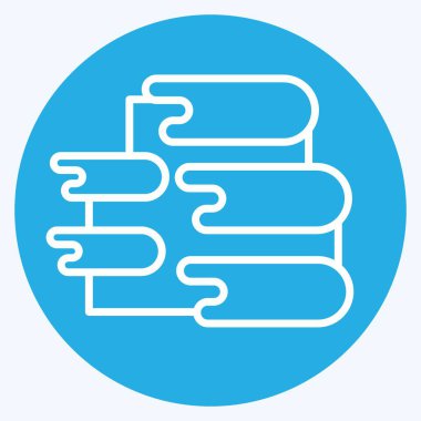 Icon Pamukkale. Türkiye sembolü ile ilgili. Mavi gözlü. Basit dizayn edilebilir. Basit resimleme