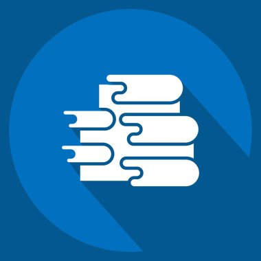 Icon Pamukkale. Türkiye sembolü ile ilgili. Uzun gölge tarzı. Basit dizayn edilebilir. Basit resimleme