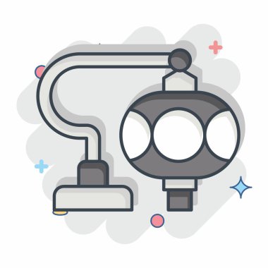 Icon Türk Cam Lambaları. Türkiye sembolü ile ilgili. Çizgi roman. Basit dizayn edilebilir. Basit resimleme