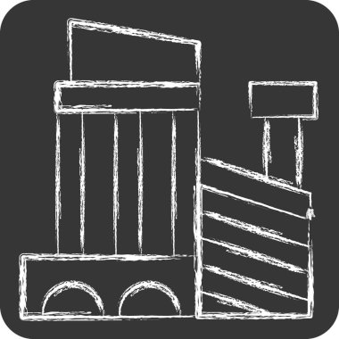 Simge Pergamum. Türkiye sembolü ile ilgili. Tebeşir stili. Basit dizayn edilebilir. Basit resimleme