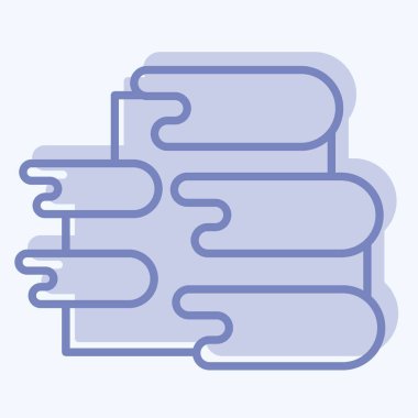 Icon Pamukkale. Türkiye sembolü ile ilgili. İki ton stili. Basit dizayn edilebilir. Basit resimleme