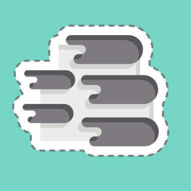 Etiket çizgisi Pamukkale 'yi kesti. Türkiye sembolü ile ilgili. Basit dizayn edilebilir. Basit resimleme