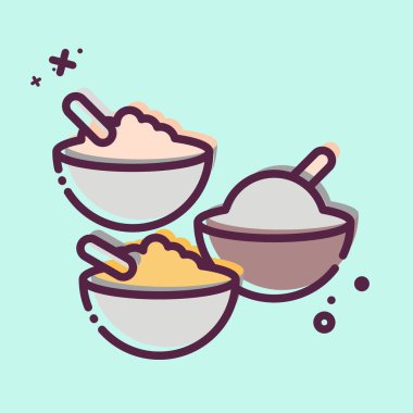 İkon Türk Baharatları. Türkiye sembolü ile ilgili. MBE tarzı. Basit dizayn edilebilir. Basit resimleme