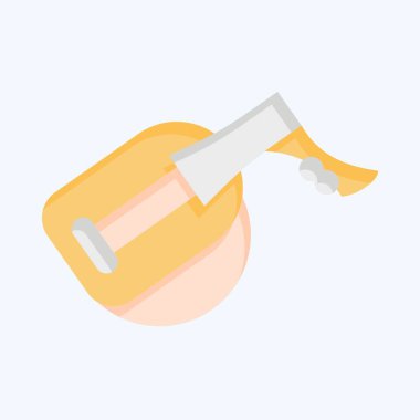 Simge Oud Sala. Türkiye sembolü ile ilgili. Düz stil. Basit dizayn edilebilir. Basit resimleme