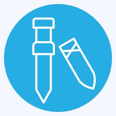 Kelt sembolü ile ilgili simge 2. Mavi gözlü. Basit dizayn edilebilir. Basit resimleme