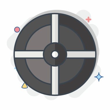 Simge Kalkanı. Kelt sembolüyle ilgili. Çizgi roman. Basit dizayn edilebilir. Basit resimleme