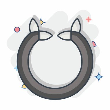 Simge Nalı. Kelt sembolüyle ilgili. Çizgi roman. Basit dizayn edilebilir. Basit resimleme