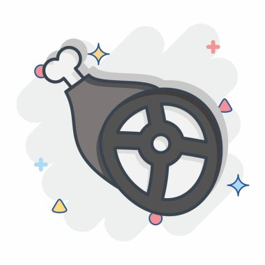 Simge Et. Kelt sembolüyle ilgili. Çizgi roman. Basit dizayn edilebilir. Basit resimleme