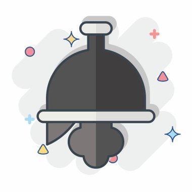 Simge Miğferi. Kelt sembolüyle ilgili. Çizgi roman. Basit dizayn edilebilir. Basit resimleme