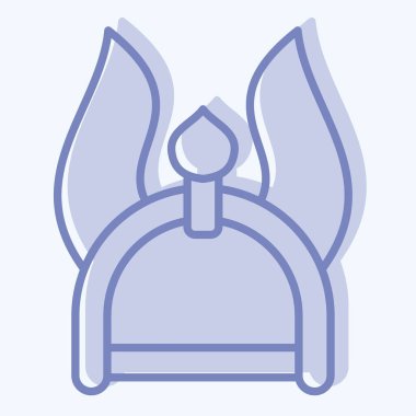 Kelt sembolü ile ilgili simge 2. İki ton stili. Basit dizayn edilebilir. Basit resimleme