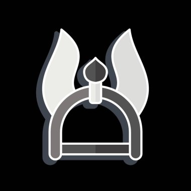 Kelt sembolü ile ilgili simge 2. Parlak bir stil. Basit dizayn edilebilir. Basit resimleme