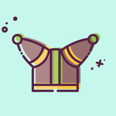 Kelt sembolü ile ilgili simge 3. MBE tarzı. Basit dizayn edilebilir. Basit resimleme