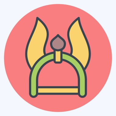 Kelt sembolü ile ilgili simge 2. renk arkadaşı stili. Basit dizayn edilebilir. Basit resimleme