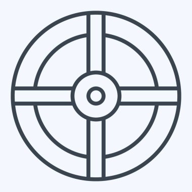 Simge Kalkanı. Kelt sembolüyle ilgili. Sıra tarzı. Basit dizayn edilebilir. Basit resimleme