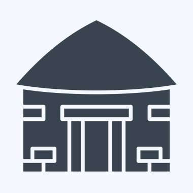 Simge Evi. Kelt sembolüyle ilgili. Kabartma tarzı. Basit dizayn edilebilir. Basit resimleme