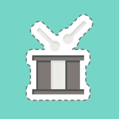 Çıkartma çizgisi kesilmiş. Ramazan sembolüyle ilgili. Basit dizayn edilebilir. Basit resimleme