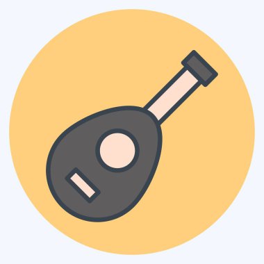 İkon Övgüsü. Ramazan sembolüyle ilgili. renk arkadaşı stili. Basit dizayn edilebilir. Basit resimleme