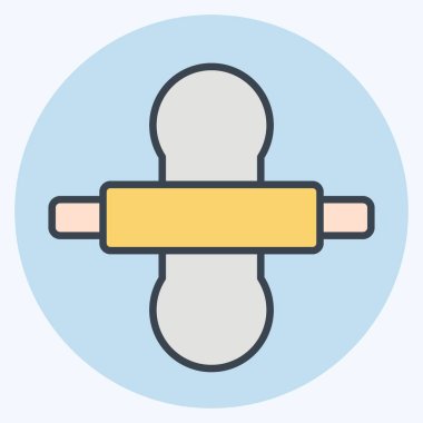 Simge Thresh unu. Aşçılık sembolüyle ilgili. renk arkadaşı stili. Basit dizayn edilebilir. Basit resimleme