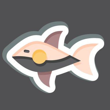 Sticker Hi-Tech Oyuncakları. Gelecek Teknolojisi sembolüyle ilgili. Basit dizayn edilebilir. Basit resimleme