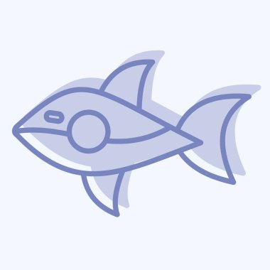 Icon Hi-Tech Oyuncakları. Gelecek Teknolojisi sembolüyle ilgili. İki ton stili. Basit dizayn edilebilir. Basit resimleme