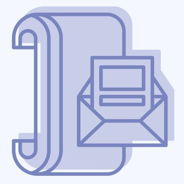 Simge Esnek Giyilebilir. Gelecek Teknolojisi sembolüyle ilgili. İki ton stili. Basit dizayn edilebilir. Basit resimleme