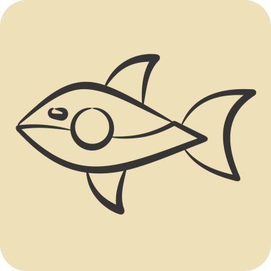 Icon Hi-Tech Oyuncakları. Gelecek Teknolojisi sembolüyle ilgili. El çizimi tarzı. Basit dizayn edilebilir. Basit resimleme