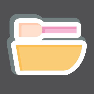 Çıkartma Gemisi. Deniz sembolüyle ilgili. Basit dizayn edilebilir. Basit resimleme