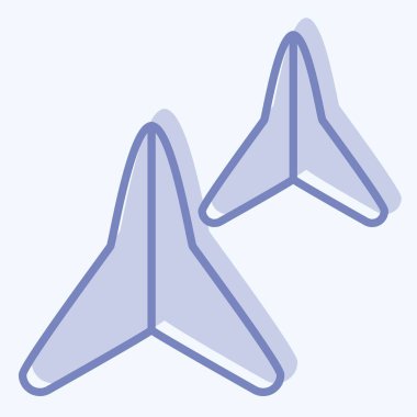 Icon Makibishi. Ninja sembolüyle ilgili. İki ton stili. Basit dizayn edilebilir. Basit resimleme