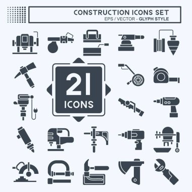 Simge Set İnşaat. Bina sembolüyle ilgili. Kabartma tarzı. Basit dizayn edilebilir. Basit resimleme