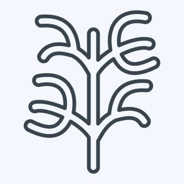 Simge Dill. Bitki ve Baharat sembolüyle ilgili. Sıra tarzı. Basit dizayn edilebilir. Basit resimleme