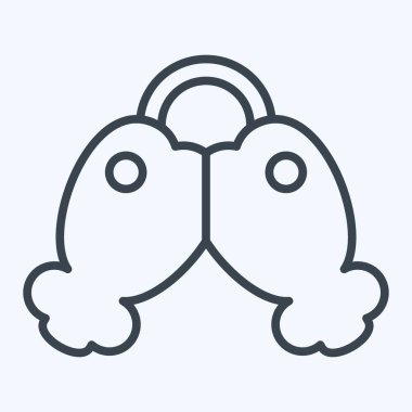 Simge süsü. Çin Yeni Yıl sembolüyle ilgili. Sıra tarzı. Basit dizayn edilebilir. Basit resimleme