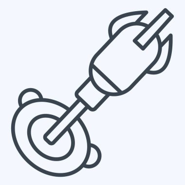 Simge nanobotu. Gelecek Teknolojisi sembolüyle ilgili. Sıra tarzı. Basit dizayn edilebilir. Basit resimleme