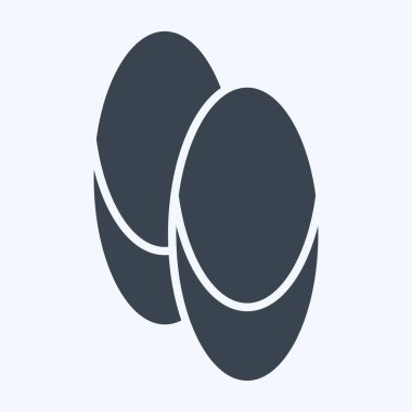 Simge Ayakkabılar. Tiyatro Gradyan sembolüyle ilgili. Kabartma tarzı. Basit dizayn edilebilir. Basit resimleme