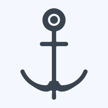 Simge Sunucusu. Deniz sembolüyle ilgili. Kabartma tarzı. Basit dizayn edilebilir. Basit resimleme