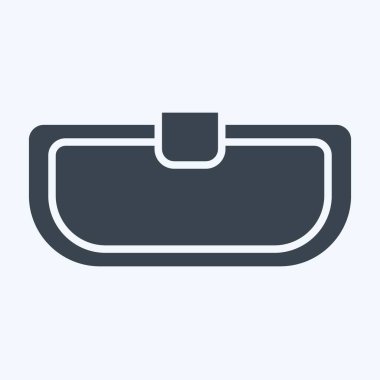 Icon Izgaraları. Araba parçaları sembolüyle ilgili. Kabartma tarzı. Basit dizayn edilebilir. Basit resimleme