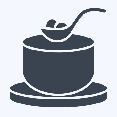 İkon çorbası. Rusya sembolüyle ilgili. Kabartma tarzı. Basit dizayn edilebilir. Basit resimleme