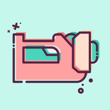 Simge Feneri. İtfaiyeci sembolüyle ilgili. MBE tarzı. Basit dizayn edilebilir. Basit resimleme