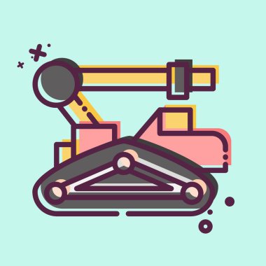 Icon İtfaiyecisi 3. İtfaiyeci sembolüyle ilgili. MBE tarzı. Basit dizayn edilebilir. Basit resimleme