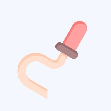 İkon Levye. İtfaiyeci sembolüyle ilgili. Düz stil. Basit dizayn edilebilir. Basit resimleme