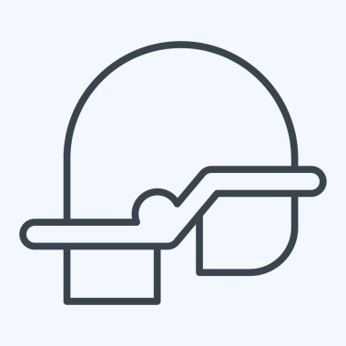 Simge Miğferi. İtfaiyeci sembolüyle ilgili. Sıra tarzı. Basit dizayn edilebilir. Basit resimleme