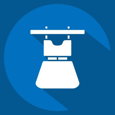 Simge Elbise Kurutma. Çamaşır sembolüyle ilgili. Uzun gölge tarzı. Basit dizayn edilebilir. Basit resimleme