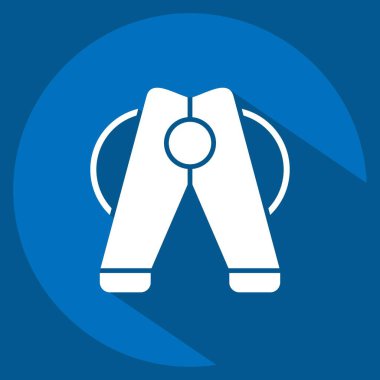 Simge Elbise Askıları. Çamaşır sembolüyle ilgili. Uzun gölge tarzı. Basit dizayn edilebilir. Basit resimleme